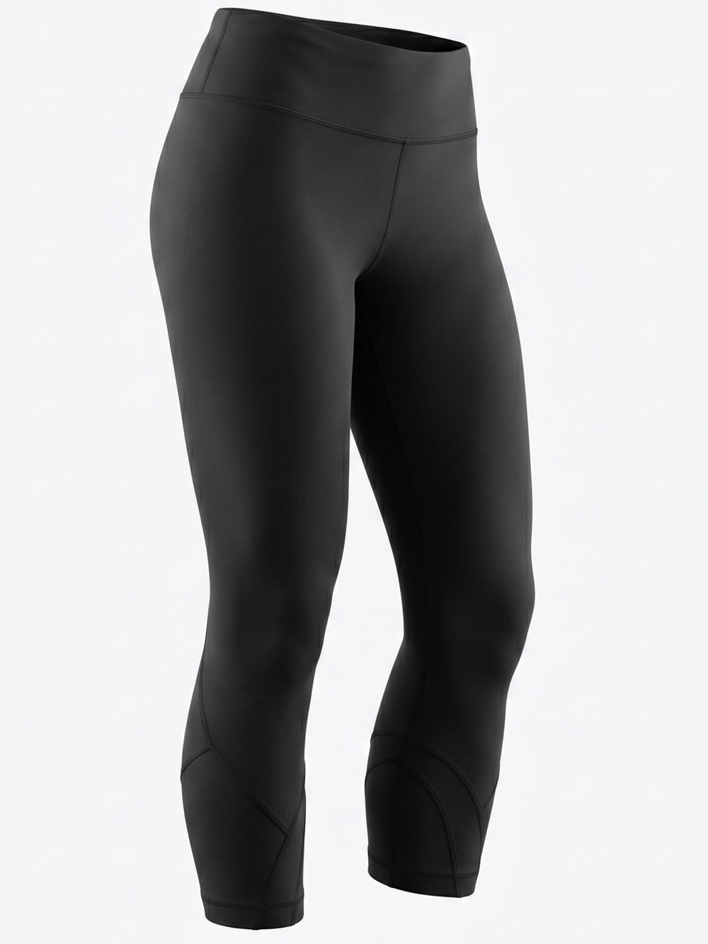 Lululemon Black Cropped Running Leggings Size 6